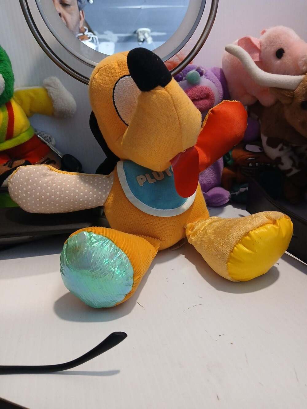 Disney Pluto Plush Stuffed Animal Toy Multi-Color